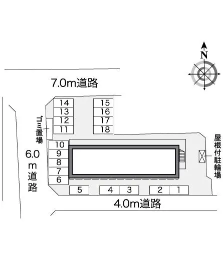 ★手数料０円★四日市市馳出町２丁目　月極駐車場（LP）